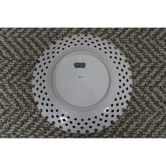 2 Decorative Porcelain Norcrest Japan Hand Painted Plates - Picture 8 of 9